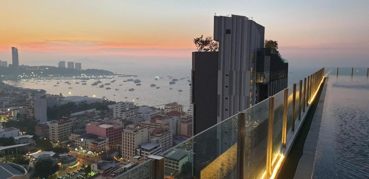 Base Central Pattaya Long Balcony King-Bed With Infinity Pool & Free Netflix! Exteriér fotografie