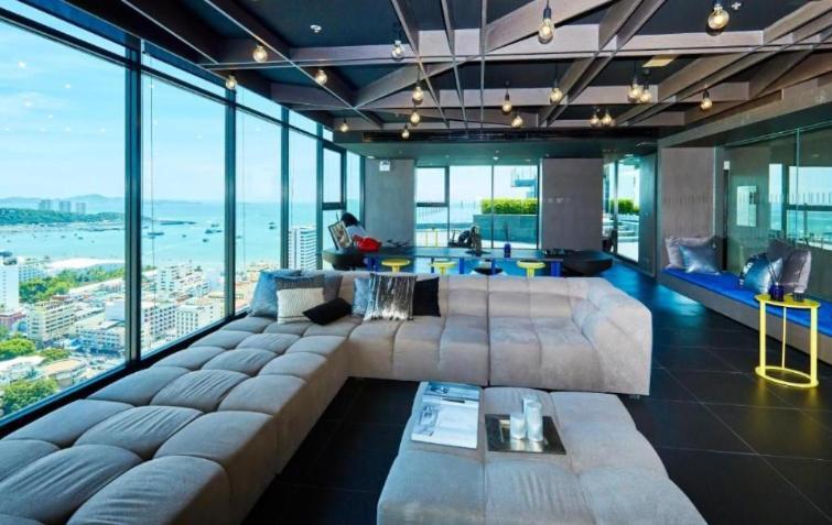 Base Central Pattaya Long Balcony King-Bed With Infinity Pool & Free Netflix! Exteriér fotografie