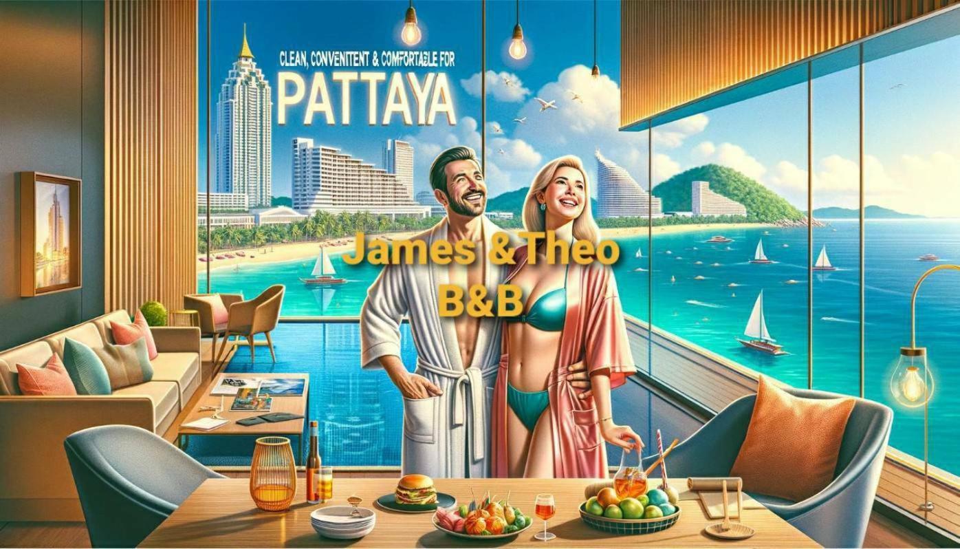 Base Central Pattaya Long Balcony King-Bed With Infinity Pool & Free Netflix! Exteriér fotografie